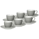 Ritzenhoff & Breker Doppio Espressotassen und -untertassen 6er Set Geschirr 6 ct