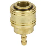 Brüder Mannesmann Werkzeuge Mannesmann Kupplung mit Schlauchanschluss 6 mm, M 1555