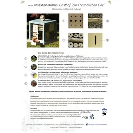 Dobar Insektenhotel-Kubus Gasthof Zur Freundlichen Eule