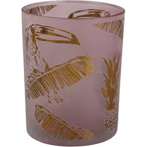 AM Design Windlicht NATURE Glas Roségold