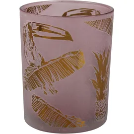 AM Design Windlicht NATURE Glas Roségold