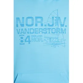 Jan Vanderstorm Hoodie Blau/Türkis XL