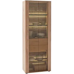 Schöner Wohnen Vitrine YONNA - B/H/T ca. 77,00x205,00x39,00