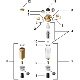 RESIDEO Hauswasser-Feinfilter Weiß 0,1 mm