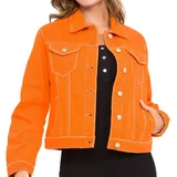 Cipo & Baxx Jeansjacke in Orange | Gr.: M