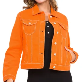 Cipo & Baxx Jeansjacke in Orange | Gr.: M