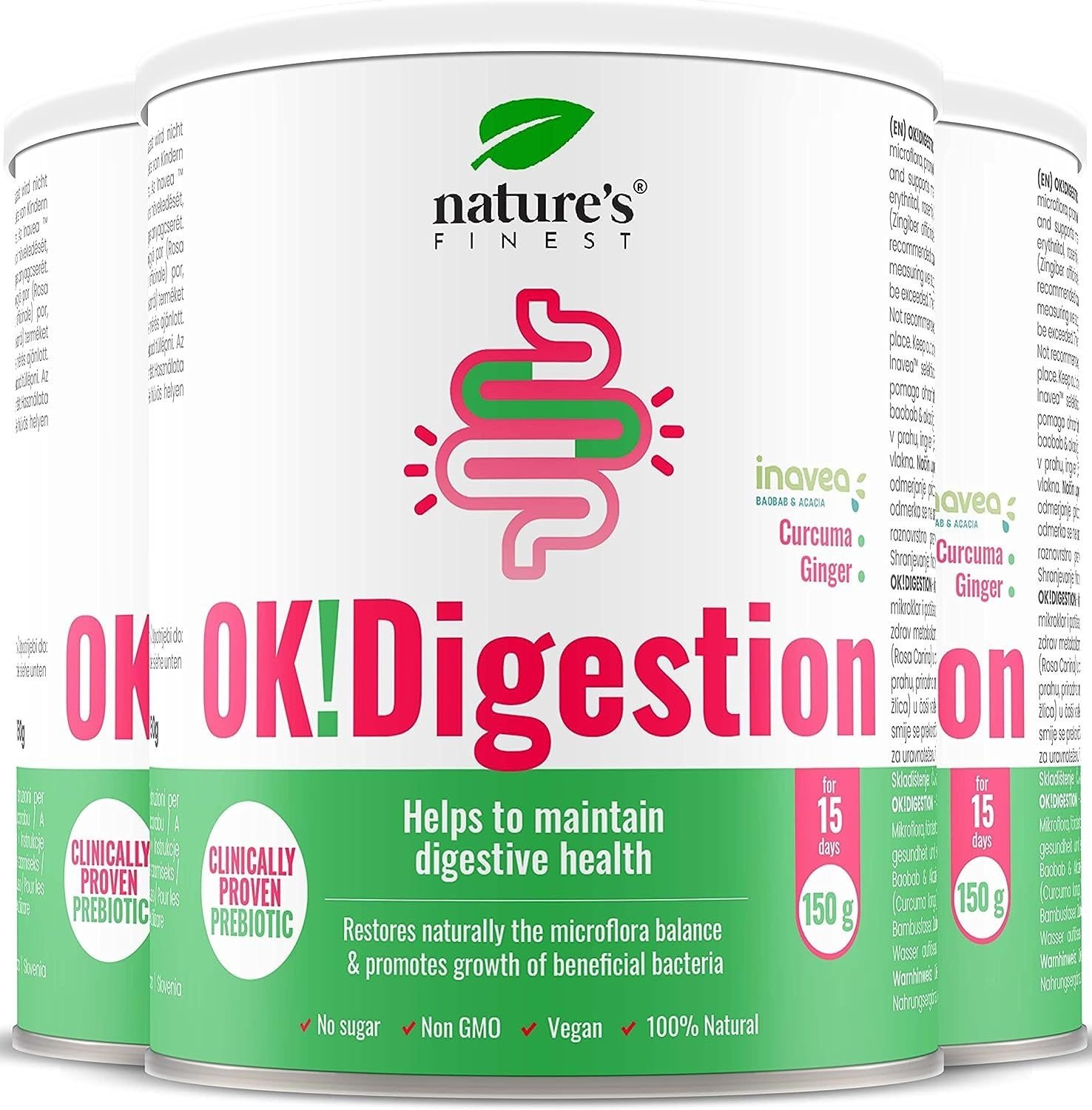 Nature's Finest OK!Digestion - Verdauung 3x150 g