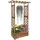Relaxdays Blumenkasten mit Rankgitter 183 x 110 x 44 cm Braun