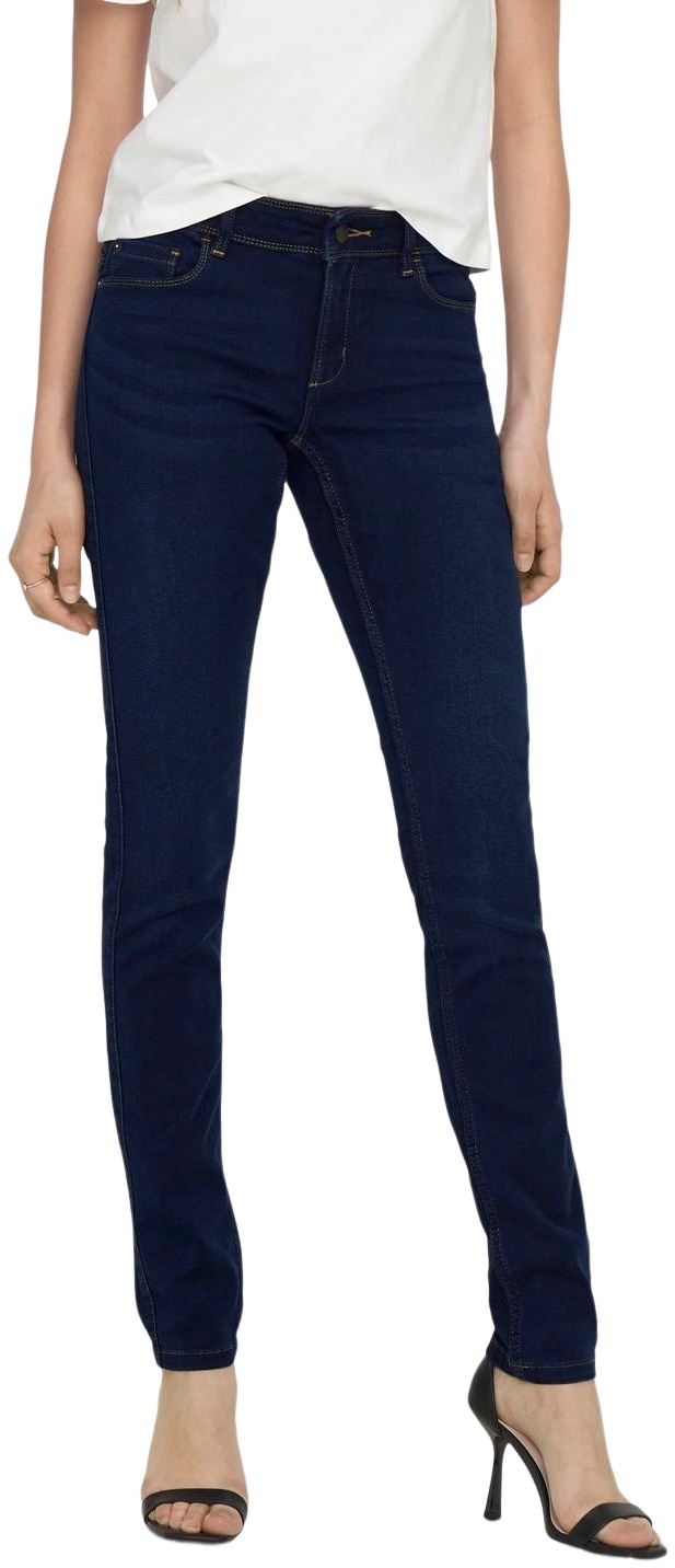 Only Damen Jeans Ultimate Skinny Skinny Fit Blau Normaler Bund Reißverschluss S - L 30