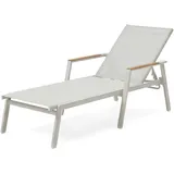barths Paros Sonnenliege 196 x 76 x 36 cm Beige