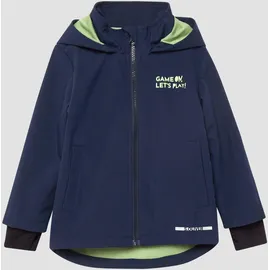 s.Oliver Regular Fit Softshell-Jacke mit Kapuze, Marine, 92