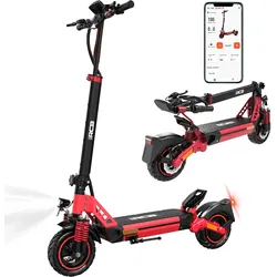 E-Scooter mit Straßenzulassung (ABE) 90-100KM RCB-D5 20.8Ah ROT NO SIZE
