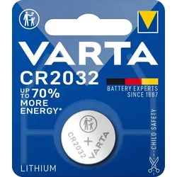 Varta Batterie CR2032 / Knopfzelle 230mAh Alu, Eisen, Stahl & Metall