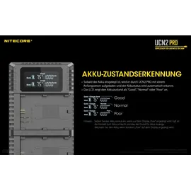 Nitecore UCN2 Pro Doppel Charger für Canon LP-E6