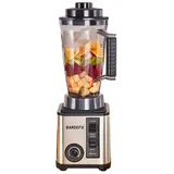 Kpaloft Standmixer Edelstahl Mixer, Smoothie Maker, Milchshaker Blender, ICE Crushe, 800,00 W, Hochleistungsmixer, Zerkleinerer, mit 3L Glasbehälter, Stößel schwarz