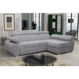 Mirjan24 Ecksofa Cord 2R+LC Grau