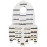 Moliland Sammlervitrine Fächer Setzkasten Holz Sammelbox Kinderzimmerregal, Kinderzimmerdekoration, Hängeregal für Zubehör und Spielzeug