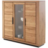 'massivart' Highboard Wildeiche teilmassiv geölt 153 cm - GRENO