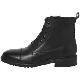JACK & JONES Herren Jfwwentworth Leather Boot Sn, Black, 43 EU