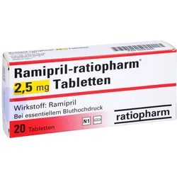 Ramipril-ratiopharm 2,5 mg Tabletten 20 St