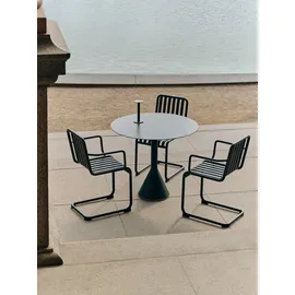 HAY Palissade Cantilever Armlehnenstuhl grau