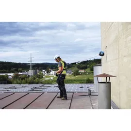 ZARGES Fall Protection Exhelon Höhensicherunsgerät mit Stahlseil Vertical Use Edelstahl Länge 10,0m