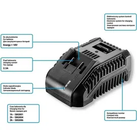 Graphite Energy+ 18 V Ladegerät