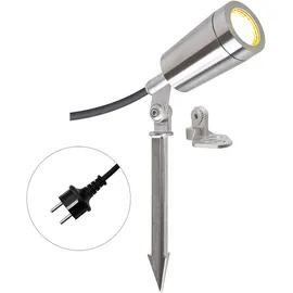 EVN Lichttechnik Gartenspot Metall mit Bewegungsmelder IP44