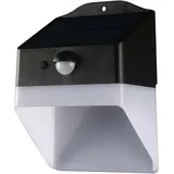 V-Tac - Led Gartenlampe Mit Panel Und Sensor 2w Schwarz Weiß Cct Naturweiß Ip65