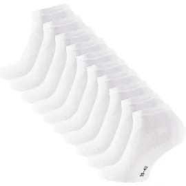 STARK SOUL Sneakersocken 10 Paar Weiß 43-46