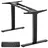 ONKRON Steh-Sitz Schreibtisch Gestell CDF222E 100 kg 120 x 75 cm