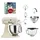 KitchenAid Artisan 5KSM175 Crème Glasset mit Glasschüssel