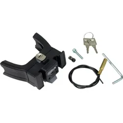 Ortlieb Handlebar Mounting-set, E-bike mit Schloss black