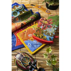 Excelsa Geschirrtuch Aboriginal Baumwolle 50X70 Cm Bunt