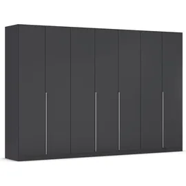 Rauch Drehtürenschrank »Kleiderschrank Schrank Garderobe AGORDO TOPSELLER Schlafzimmer«, (in zwei Griff-Farben mit Dekor- oder Hochglanzfront), durchdachte Innenausstattung, in 6 Breiten und 2 Höhen MADE IN GERMANY, grau