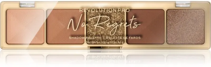 Revolution PRO Glam Lidschattenpalette Farbton No Regrets Soft Nude 5,5 g
