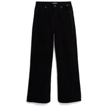 ARMEDANGELS Damen Webhose aus Bio-Baumwoll Mix ENIJAA Velvet Regular Fit Black - 27W / 32L
