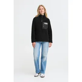 Oxmo Plüschjacke OXAbby in schwarz | Gr.: XL