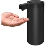 Smarttouch Infrarot-seifenspender, Usb-c-aufladbar, Ipx5 Wasserdicht, Bewegungsaktiviert (silber)