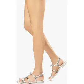 Nero Giardini Riemchensandale Damen Silber 40