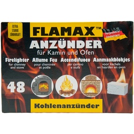 Flamax x 48 Würfel weiß Sommer BBQ Grill weiße grillanzünder