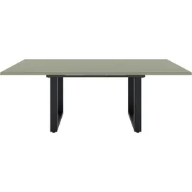 Mäusbacher Ausziehtisch 210 x 75 x 0 cm grün/schwarz