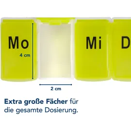 First Aid Only Tablettenbox gelb, weiß