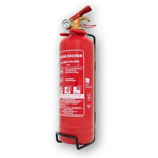 Sensorit 1kg Pulverlöscher, Feuerlöscher, Pulver, 1 kg
