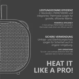 Silva HL-M 500 1400 W Weiß