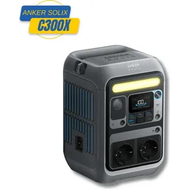 Anker SOLIX C300X DC Tragbare Powerstation 288Wh