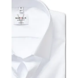 Marvelis Kurzarmhemd Modern Fit Weiß 48