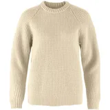 Fjällräven Övik Waffle Knit Strickpullover Light Beige M