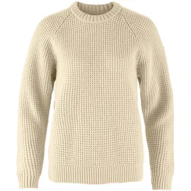Fjällräven Övik Waffle Knit Strickpullover Light Beige M