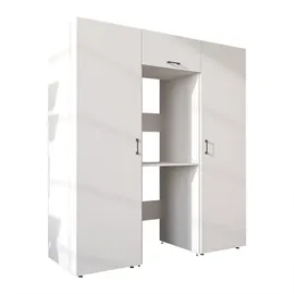 roomartstore.de Duo-I Hochschrank 187 cm Beige Holz
